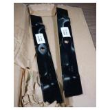 Set of 2 Lawm Mower Blade, 21-3/8"