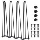 Set of 4 34" Long Hairpin Legs
