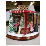 North Pole Toy Shop Christmas Scene