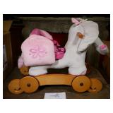 LAVEVE Rocking Elephant with Wheels