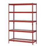 Wire Deck Metal Shelf, Assembly Required
