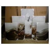 5-Panel Decorative Art, Budda