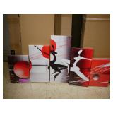 5-Panel Decorative Modern Art, Dancers