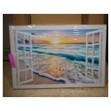 Decorative Canvas Art, Sea Scape, 24x16"