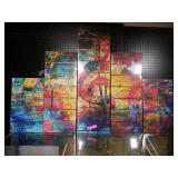 5 Panel Modern Abstract