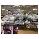 Whole Shelf of Slippers and Shoes, Various Styles