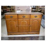3 Drawer Maple Server, 50x18x32"