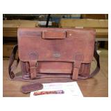 Hand Made Vintage Look Leather Satchel