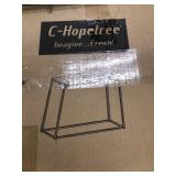 Hope Tree Console Display, Wood Look Metal