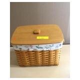 Longaberger basket with lid