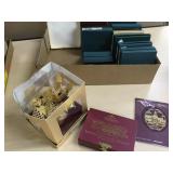 Collection of Baldwin Brass Christmas ornaments