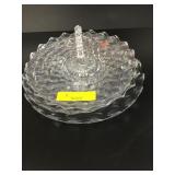 4 Fostoria American serving trays