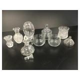 8 piece lot of crystal