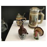 Steins Japanese whiskey bottle turkey clear glass