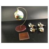 4 Goebel birds and Christmas ornament