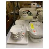 Blue on White Corning ware lot