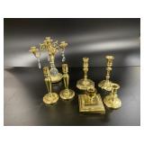 6 pieces of Baldwin Brass