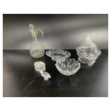 flat of pattern glass