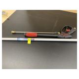 Pressure washer wand and extendable reach