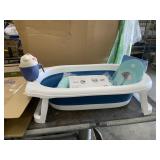 Folding Baby Bath Tub, Big Eddy, Color: Blue
