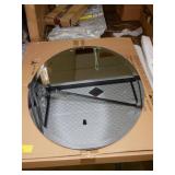 Oval Mirror, Beveled, 27.5x19.5"