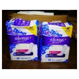 90 ct Always Discrete Pads