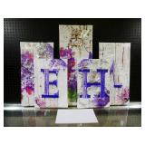 5-Panel Floral Home Decorator Canvas