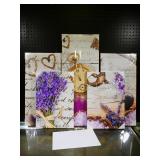 5-Panel Floral Home Decorator Canvas