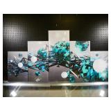 5-Panel Modern Art Abstract Decorator Print