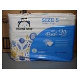 Mama Bear Size 5 Diapers, 124 ct