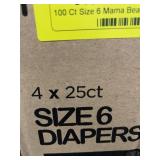 100 Ct Size 6 Mama Bear Diapers