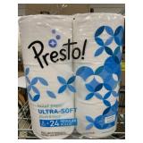 24 Rolls of Presto! Toilet Paper