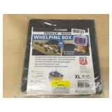 whelping box and bathroom rug