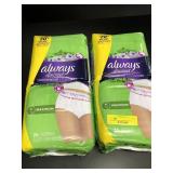 52 Always Discrete Underwear, Size XL