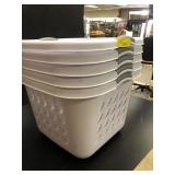 Lot of 5 Sterilite 53L Hampers