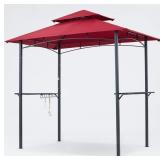 MasterCanopy 8x5FT Grill Gazebo, Burgundy