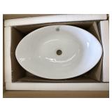 Ceramic Vessel Sink, 28.3x20.1x13"
