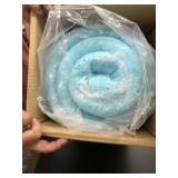 Gel Memory Foam Mattress Topper, 3", Twin Size