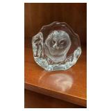 Signed Owl Paper Weight