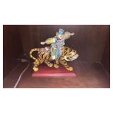 Chinese Porcelain, Roof Tile 14.5" tall