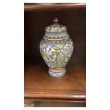 Artist Signed 14" Made in Portugal Urn