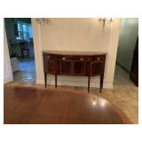 Flame Mahogany Federal Style Side Board,