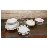 Mixed lot of Glass & China, Bread Plates, 6-
