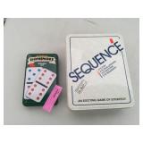 Dominoes and Sequence Game
