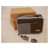 3 Gray Lunch Bags