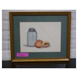 Signed Watercolor Still-life Painting