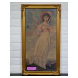 Framed Print of One-Armed Girl