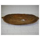 Antique Wood Bread Bowl