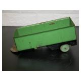Wyandotte Green Pressed Steel Toy Trailer