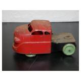 Red Pressed Steel Toy Truck